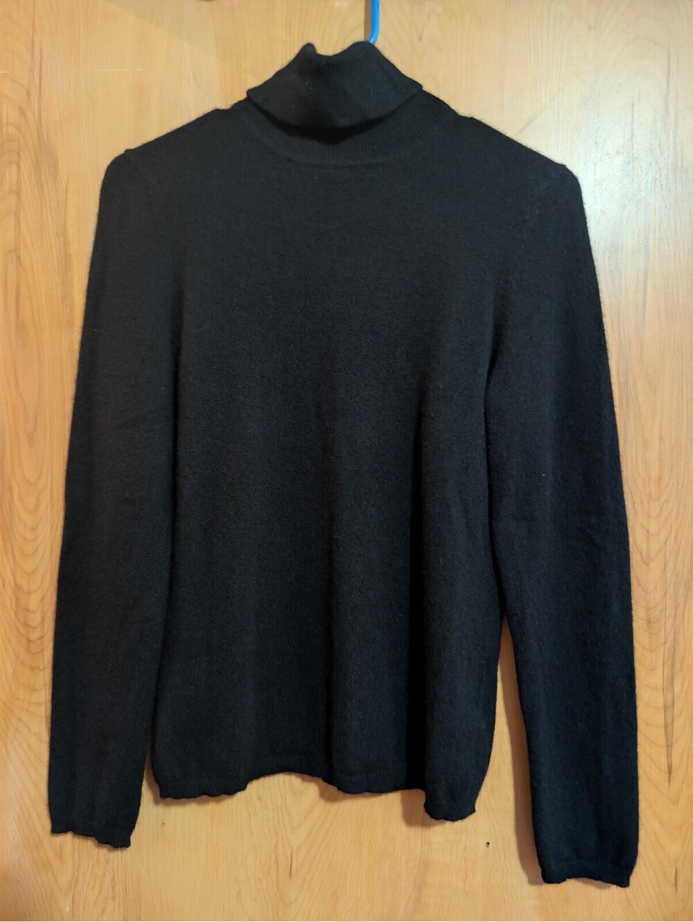 Charter Club Luxury 100% Cashmere Black Turtleneck Sweater Medium